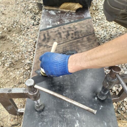 Стыковка конвейерной ленты методом холодной вулканизации