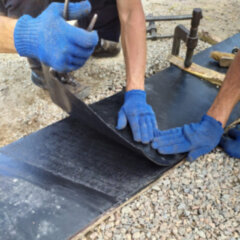 Стыковка конвейерной ленты методом холодной вулканизации