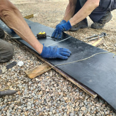 Стыковка конвейерной ленты методом холодной вулканизации