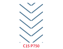 Шевронная лента C15 P750 EP400