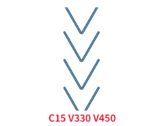 Шевронная лента C15 V450 EP400