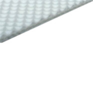 Конвейерная лента ПВХ белая пищевая вафельная рабочая поверхность 2,1 мм 8 Н/мм тип P25-24/1N FDA
