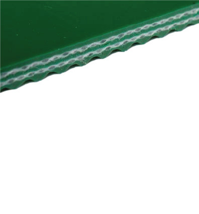 Конвейерная лента ПВХ зелёная гладкая 3,1 мм 12 Н/мм тип P21-11
