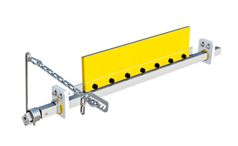 Скребок первичной грубой очистки HAMPUS 9100 для конвейерной ленты шириной 1400 мм