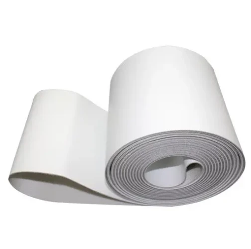 Конвейерная лента ПУ белая пищевая матовая гладкая 0,7 мм тип 1M5 U0-U2 W A