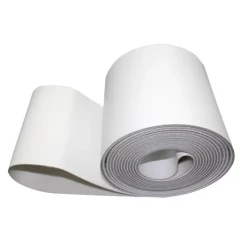 Конвейерная лента ПУ белая пищевая матовая гладкая 0,7 мм тип 1M5 U0-U2 W A