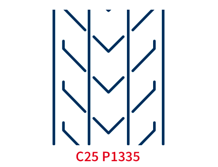 Шевронная лента C25 P1335 EP400