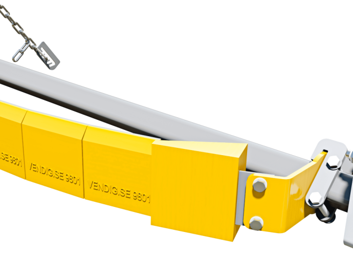 Скребок вторичной тонкой очистки ARCUS 9800 для конвейерной ленты шириной 1200 мм