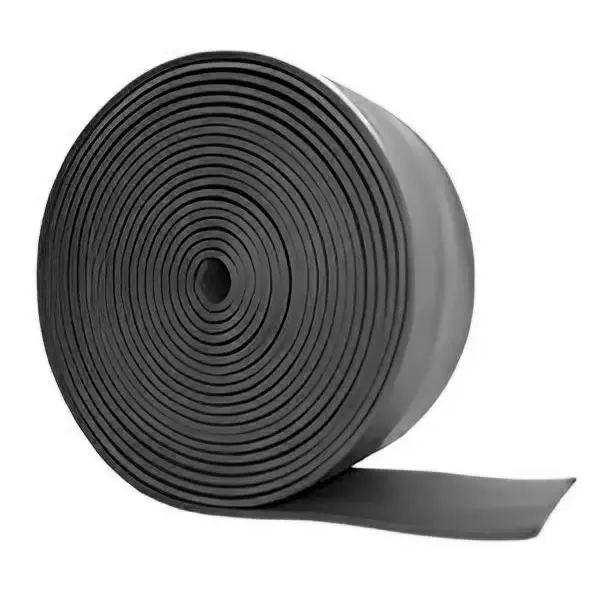 Черная резина для уплотнения загрузочных лотков конвейерной ленты 60° Shore